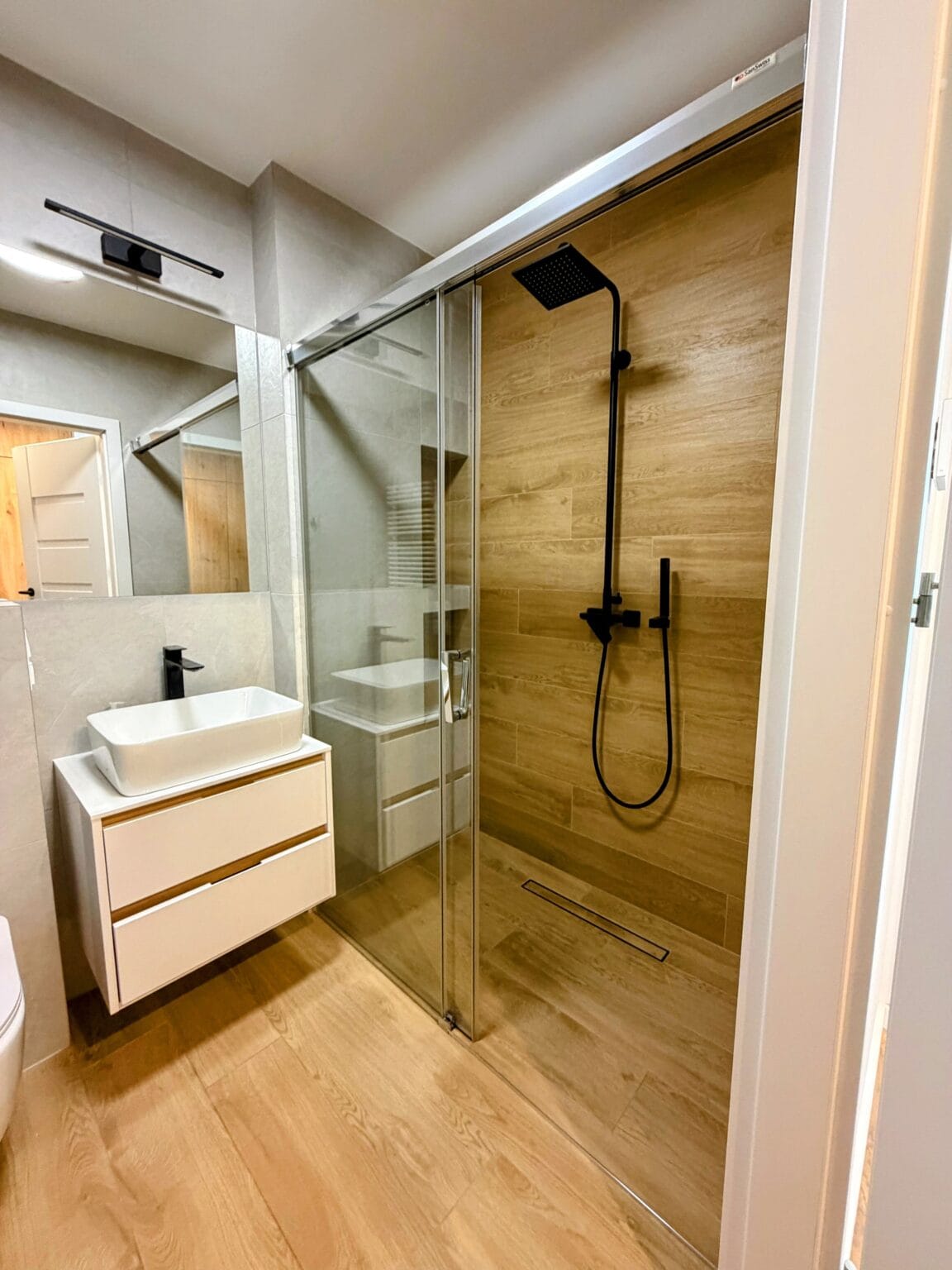 Łazienka w mieszkaniu 44 m² przy ul. Słonecznej w Katowicach