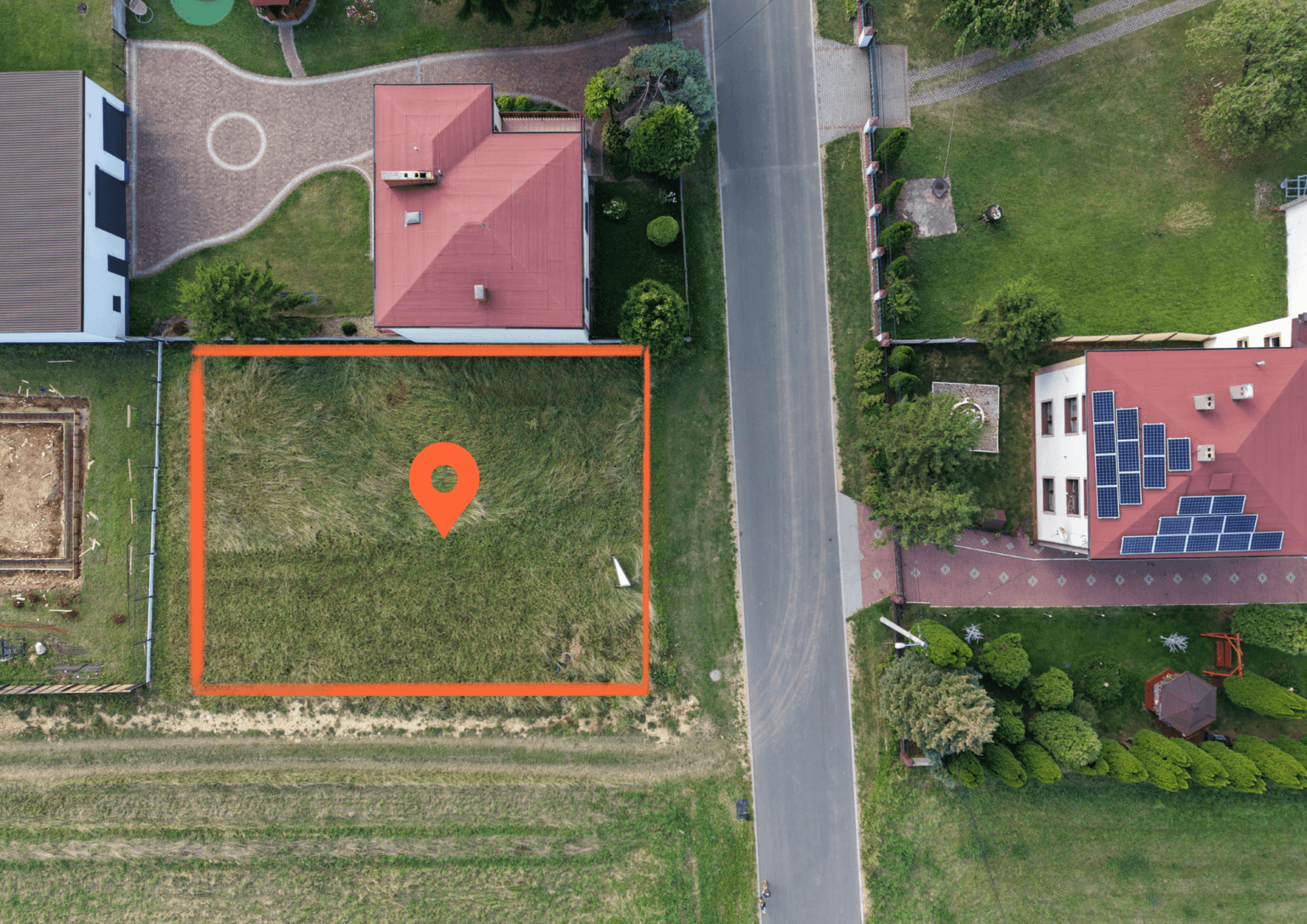 umiejscowienie dzialki budowlanej w zawada śląsk